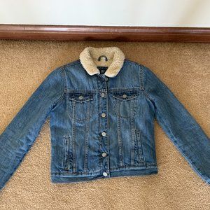 GAP Denim Sherpa Jacket--Kids